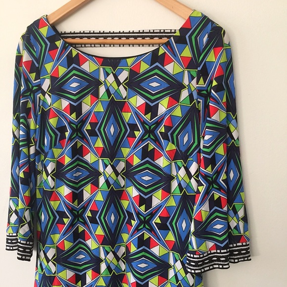 LAUNDRY Abstract Print Dress - Picture 3 of 7